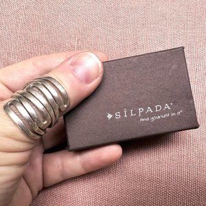 Silpada Modern Maze Ring Size 9